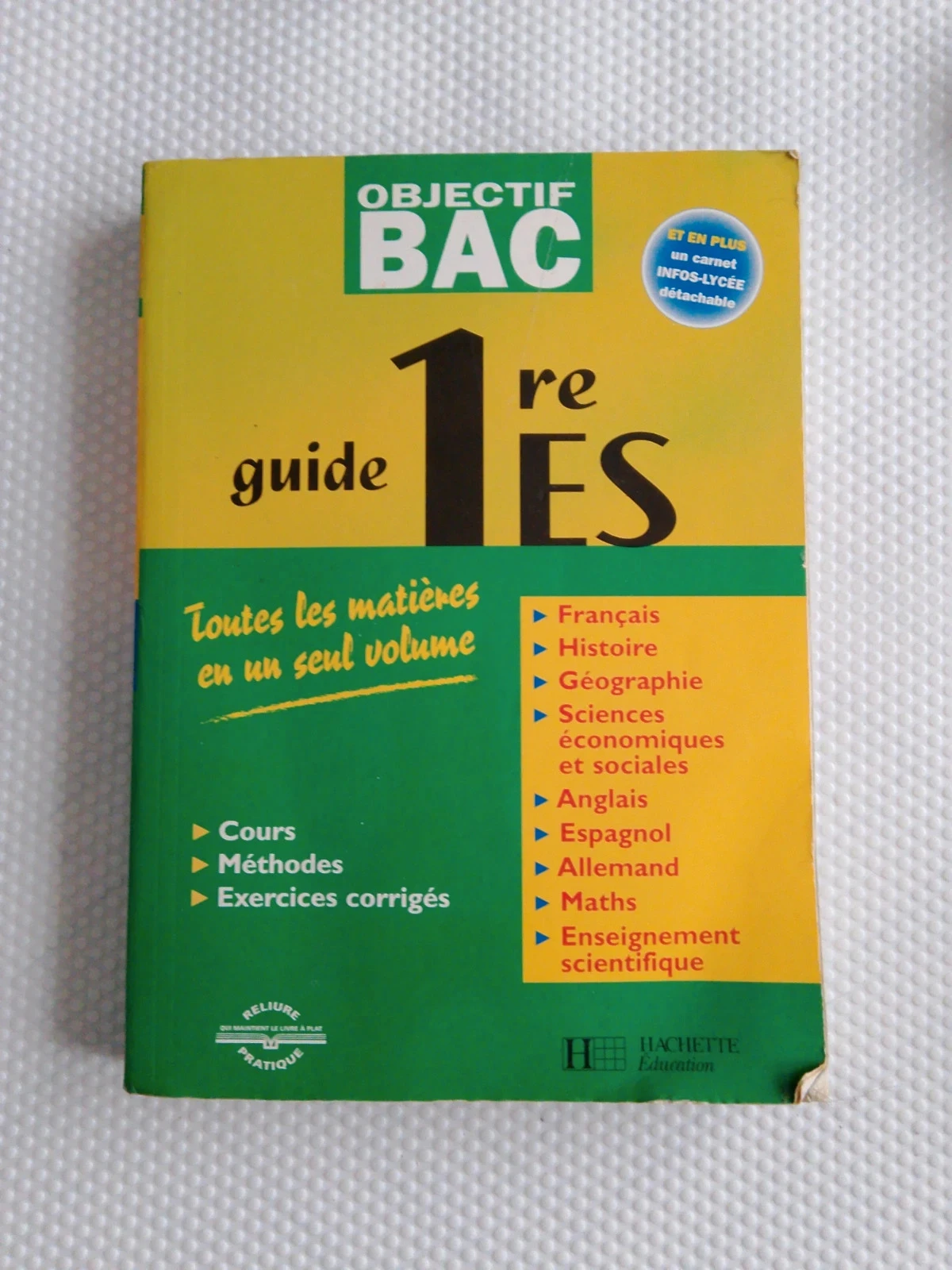 Objective baccalaureate 1st year ES – photo 2